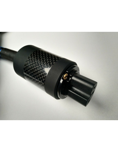 Carbon Fibre Gold Plated IEC