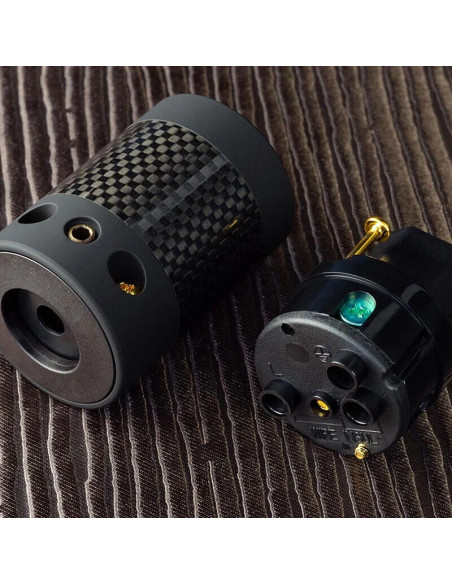 Carbon Fibre Gold Plated IEC