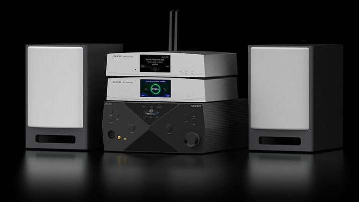 aune AS-5 active loudspeakers on demonstration at eden audio in the UK