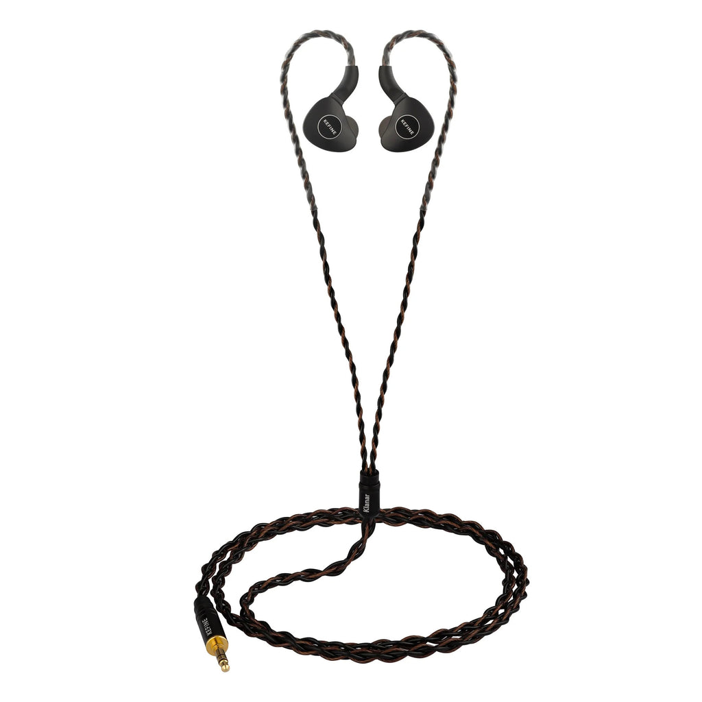 KEFINE Klanar braided headphone cable with earbuds and 3.5mm plug