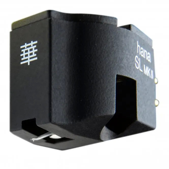 Hana SL Mk II low-output moving coil cartridge, black body and stylus guard