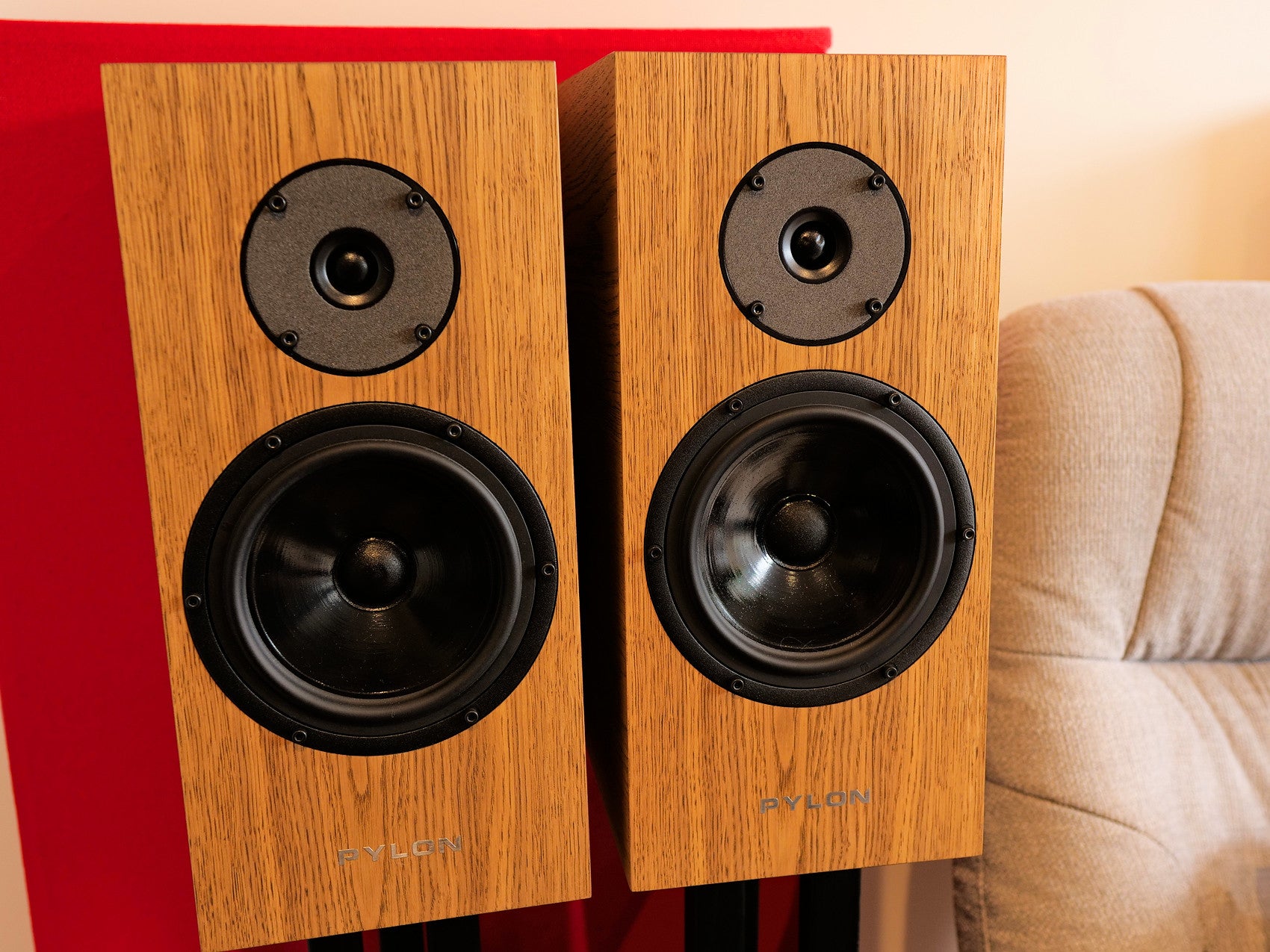 Pylon Audio Diamond Monitor 18 Dark Oak Slightly marked tweeter