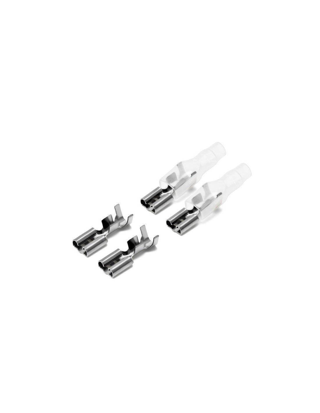 Oyaide FTL-PP terminal connector pair with silver metal contacts and white housings