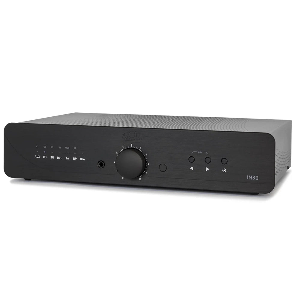 Atoll IN80 stereo hifi amplifier in black at eden audio UK
