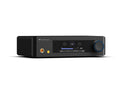 aune N7 headphone amplifier front view with large volume knob and indicators