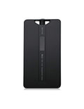 Black portable headphone amplifier and DAC with front panel switch and port