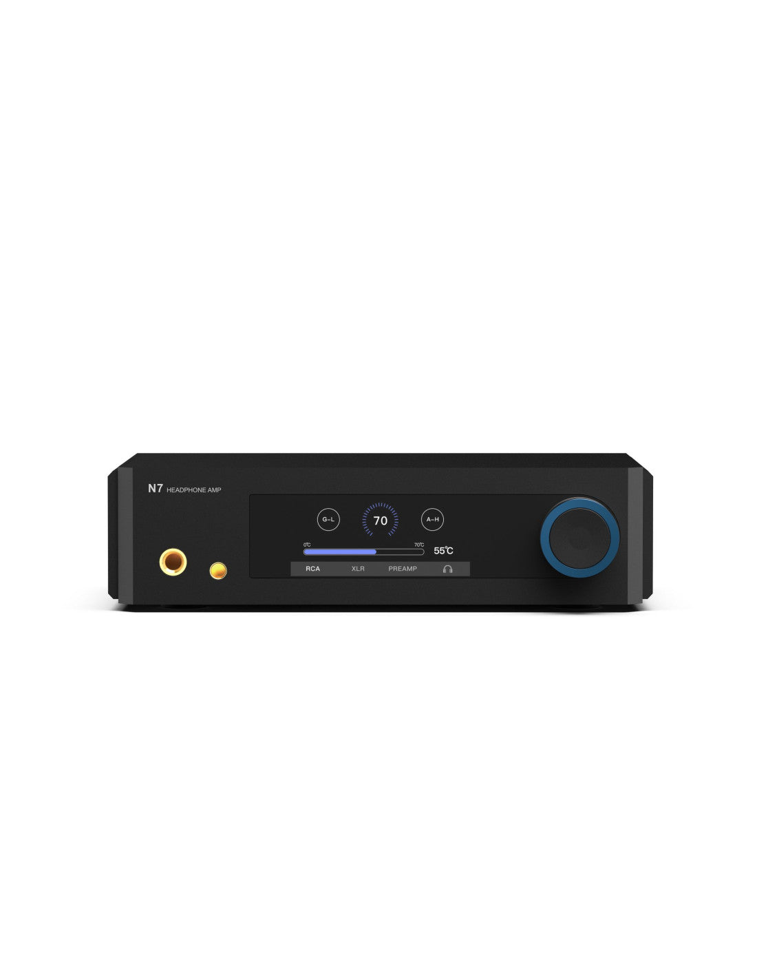 aune N7D headphone amplifier with onboard DAC at eden audio UK 