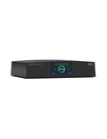 aune SC1 EVO clock, black front with blue display and EVO badge