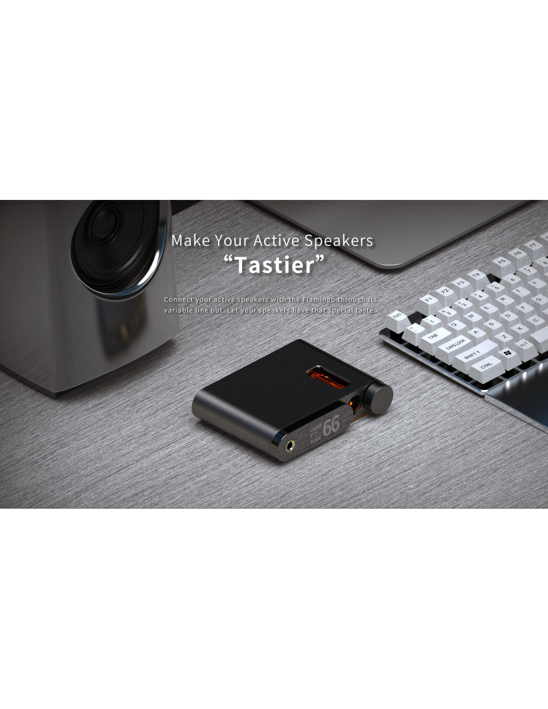 aune T1 Flamingo BT Headphone amplifier with onboard DAC