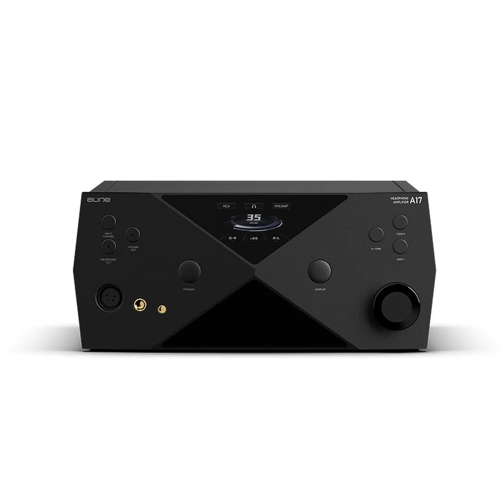 the new high end headphone amplifier from aune the A17 at eden audio uk