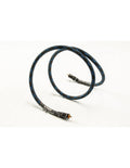 DH-Labs D-750 digital cable with braided blue-black jacket, RCA-style connectors