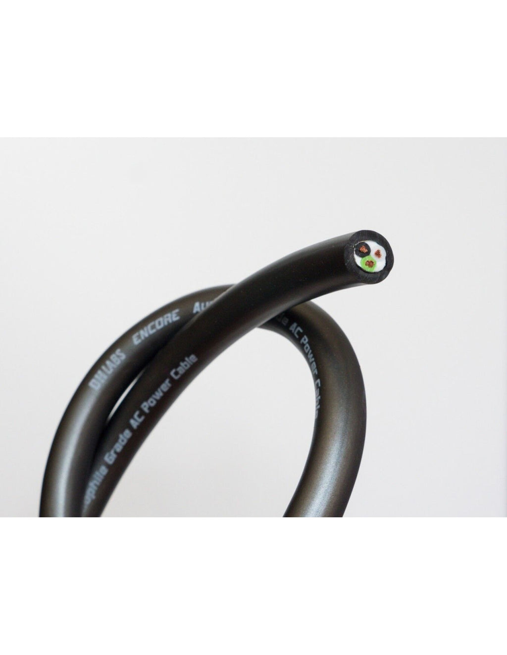 DH-Labs Encore DIY mains power cable with circular connector end