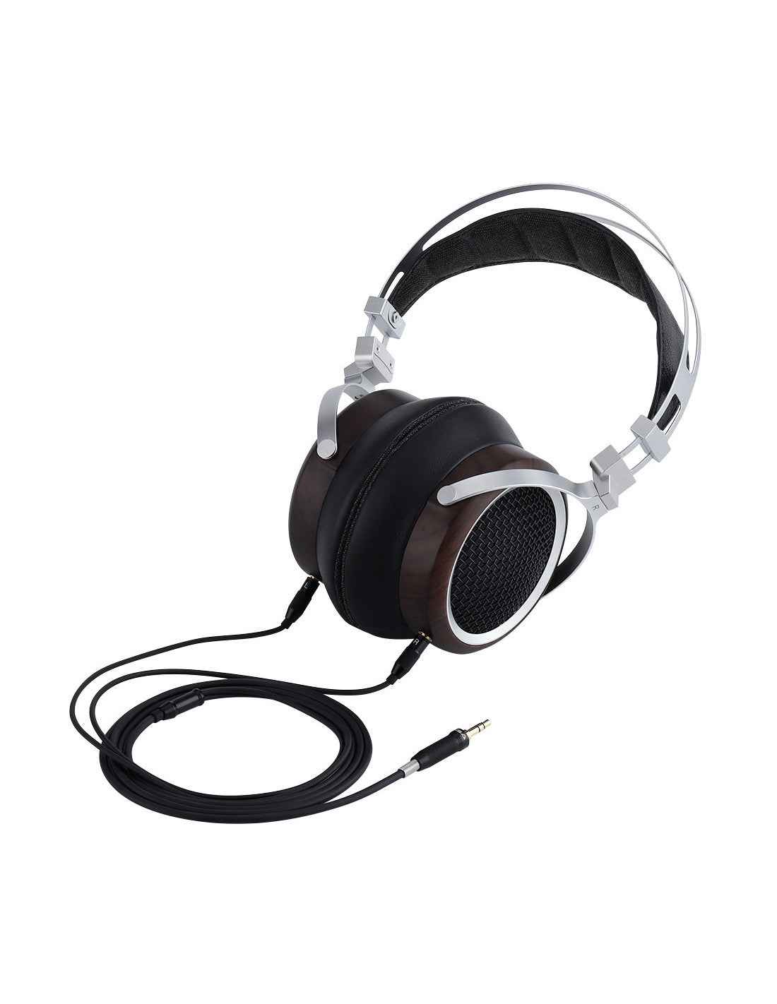 Sivga Luan Headphones in a dark wood finish